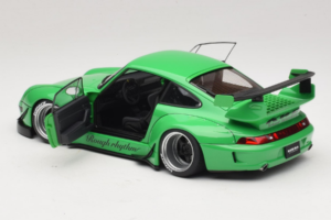 Porsche 911 993 RWB Zöld Gun Grey Wheels AUTOart 1:18 78151 Kompozit – 5. kép a 8-ből