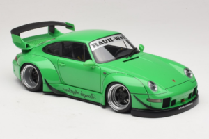 Porsche 911 993 RWB Zöld Gun Grey Wheels AUTOart 1:18 78151 Kompozit – 6. kép a 8-ből