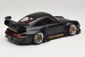 Porsche 911 993 RWB Matt Black With Gold Wheels AUTOart 1:18 78154 Kompozit – 3. kép a 8-ből