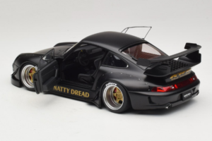 Porsche 911 993 RWB Matt Black With Gold Wheels AUTOart 1:18 78154 Kompozit – 5. kép a 8-ből