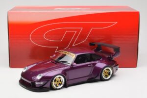Porsche 911 993 RWB Lila GT Spirit 1:18 GT727 Gyanta – 6. kép a 6-ből