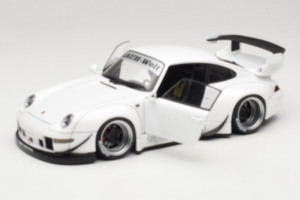 Porsche 911 993 RWB Fehér Gun Grey Wheels AUTOart 1:18 78150 Kompozit – 2. kép a 8-ből