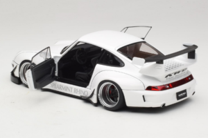 Porsche 911 993 RWB Fehér Gun Grey Wheels AUTOart 1:18 78150 Kompozit – 5. kép a 8-ből