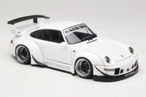 Porsche 911 993 RWB Fehér Gun Grey Wheels AUTOart 1:18 78150 Kompozit – 6. kép a 8-ből