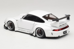 Porsche 911 993 RWB Fehér Gun Grey Wheels AUTOart 1:18 78150 Kompozit – 7. kép a 8-ből