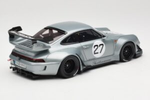 Porsche 911 993 RWB Yuiitsumuni Ezüst GT Spirit 1:18 GT522 Gyanta – 2. kép a 6-ből