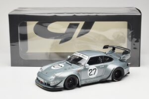 Porsche 911 993 RWB Yuiitsumuni Ezüst GT Spirit 1:18 GT522 Gyanta – 6. kép a 6-ből