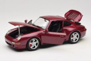 Porsche 911 993 Turbo Piros Anson 1:18 30320-W Fém – 2. kép a 8-ből