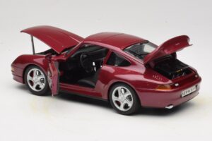 Porsche 911 993 Turbo Piros Anson 1:18 30320-W Fém – 5. kép a 8-ből