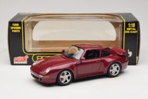 Porsche 911 993 Turbo Piros Anson 1:18 30320-W Fém – 8. kép a 8-ből