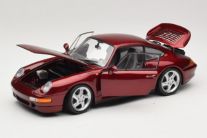 Porsche 911 993 Turbo Red Metallic UT Models 1:18 180066070 Fém – 2. kép a 8-ből