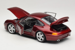 Porsche 911 993 Turbo Red Metallic UT Models 1:18 180066070 Fém – 5. kép a 8-ből