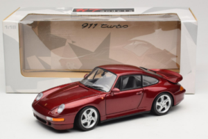 Porsche 911 993 Turbo Red Metallic UT Models 1:18 180066070 Fém – 8. kép a 8-ből