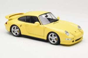 Porsche 911 993 Turbo S Sárga UT Models 1:18 27836 Fém – 6. kép a 8-ből