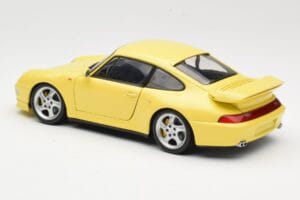 Porsche 911 993 Turbo S Sárga UT Models 1:18 27836 Fém – 7. kép a 8-ből