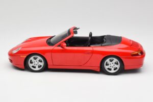Porsche 911 996 Kabrió Piros Gate 1:18 1051 Fém – 4. kép a 8-ből