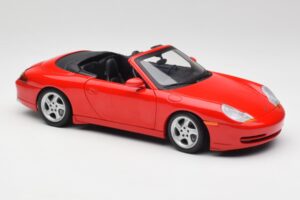 Porsche 911 996 Kabrió Piros Gate 1:18 1051 Fém – 6. kép a 8-ből