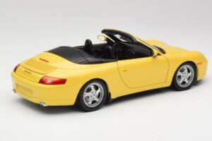 Porsche 911 996 Kabrió Speed Sárga UT Models 1:18 27906 Fém – 3. kép a 8-ből