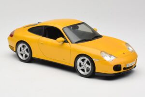 Porsche 911 996 Carrera 4S Sárga Maisto 1:18 WAP02101610 Fém – 6. kép a 8-ből