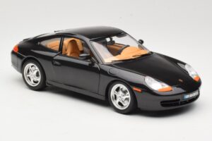 Porsche 911 996 Carrera Fekete Bburago 1:18 3385-M2 Fém – 6. kép a 8-ből
