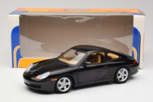 Porsche 911 996 Carrera Fekete Gate 1:18 1043 Fém – 8. kép a 8-ből