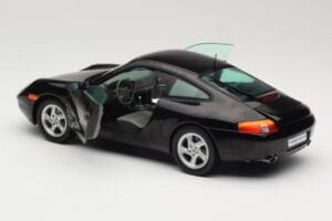 Porsche 911 996 Carrera Fekete Sun Star 1:18 1202 Fém – 5. kép a 8-ből