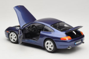 Porsche 911 996 Carrera Kék Bburago 1:18 WAP02100897 Fém – 5. kép a 8-ből