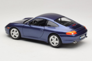 Porsche 911 996 Carrera Kék Bburago 1:18 WAP02100897 Fém – 7. kép a 8-ből