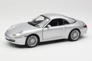 Porsche 911 996 Carrera Kabriolet Ezüst Hot Wheels 1:18 213595 Fém