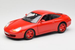 Porsche 911 996 Carrera Piros Limitált Kiadás Bburago 1:18 3385-M1 Fém