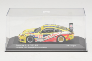 Porsche 911 GT3 RS #77 Konopka / McCormick 12 Hours of Sebring 2007 Minichamps 1:43 400076977 Fém – 4. kép a 5-ből
