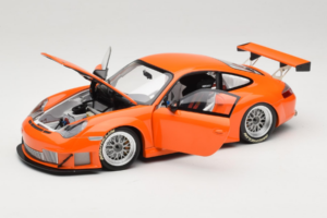 Porsche 911 996 GT3 RSR Narancssárga ALMS 2004 Minichamps 1:18 100046402 Fém – 2. kép a 8-ből