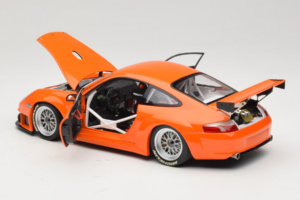 Porsche 911 996 GT3 RSR Narancssárga ALMS 2004 Minichamps 1:18 100046402 Fém – 5. kép a 8-ből