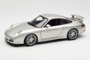 Porsche 911 996 GT3 Ezüst Hot Wheels 1:18 C2590 Fém