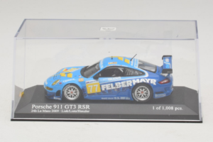 Porsche 911 GT3 R #77 M. Lieb / R. Lietz / W. Henzler 24 Hours of Le Mans 2009 Minichamps 1:43 400096977 Fém – 5. kép a 5-ből