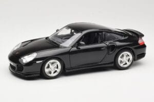 Porsche 911 996 Turbo Fekete Bburago 1:18 3367 Fém