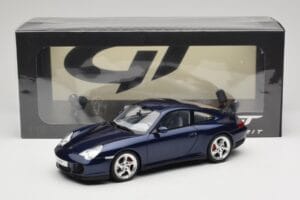 Porsche 911 996.2 Carrera 4S Sötétkék GT Spirit 1:18 GT938 Gyanta – 6. kép a 6-ből