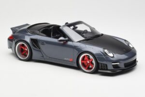 Porsche 911 997 Kabrió Liberty Walk Szürke GT Spirit 1:18 GT463 Gyanta – 4. kép a 6-ből