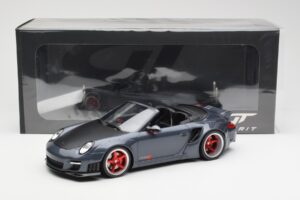Porsche 911 997 Kabrió Liberty Walk Szürke GT Spirit 1:18 GT463 Gyanta – 6. kép a 6-ből