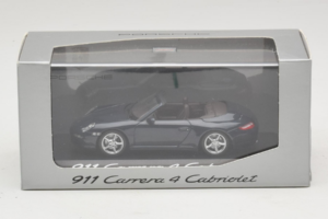 Porsche 911 997 Carrera 4 Kabrió Sötétkék Minichamps 1:43 WAP02015216-P1 Fém – 4. kép a 4-ből