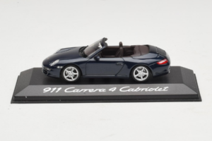 Porsche 911 997 Carrera 4 Kabrió Sötétkék Minichamps 1:43 WAP02015216-P1 Fém