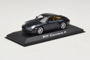 Porsche 911 997 Carrera 4 Dark Blue Metallic Minichamps 1:43 WAP02001518 Fém – 2. kép a 4-ből