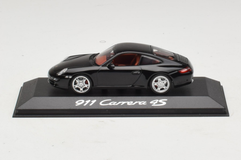 Porsche 911 997 Carrera 4S Fekete Minichamps 1:43 WAP02010116 Fém