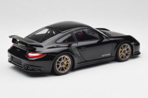 Porsche 911 997 GT2 RS Fekete & Ezüst Felnik Minichamps 1:18 100069401 Fém – 3. kép a 8-ből