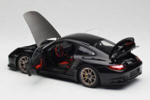 Porsche 911 997 GT2 RS Fekete & Ezüst Felnik Minichamps 1:18 100069401 Fém – 5. kép a 8-ből