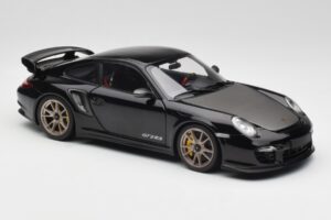 Porsche 911 997 GT2 RS Fekete & Ezüst Felnik Minichamps 1:18 100069401 Fém – 6. kép a 8-ből