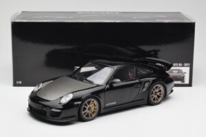 Porsche 911 997 GT2 RS Fekete & Ezüst Felnik Minichamps 1:18 100069401 Fém – 8. kép a 8-ből