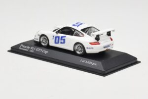 Porsche 911 997 GT3 Cup #5 Presentation 2005 Minichamps 1:43 400056400 Fém – 3. kép a 4-ből