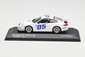 Porsche 911 997 GT3 Cup #5 Presentation 2005 Minichamps 1:43 400056400 Fém