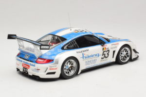 Porsche 911 997 GT3 R #53 Muhlner Motorsport P-Y. Vannelet / U. Peyroles Class Winners 24 Hours of Spa 2010 Minichamps 1:18 1 – 2. kép a 6-ből